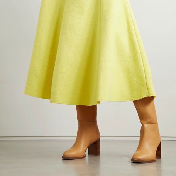 Gabriela Hearst Bocca Knee High Boot in Dark Camel Leather size 36.5 - Picture 5 of 16